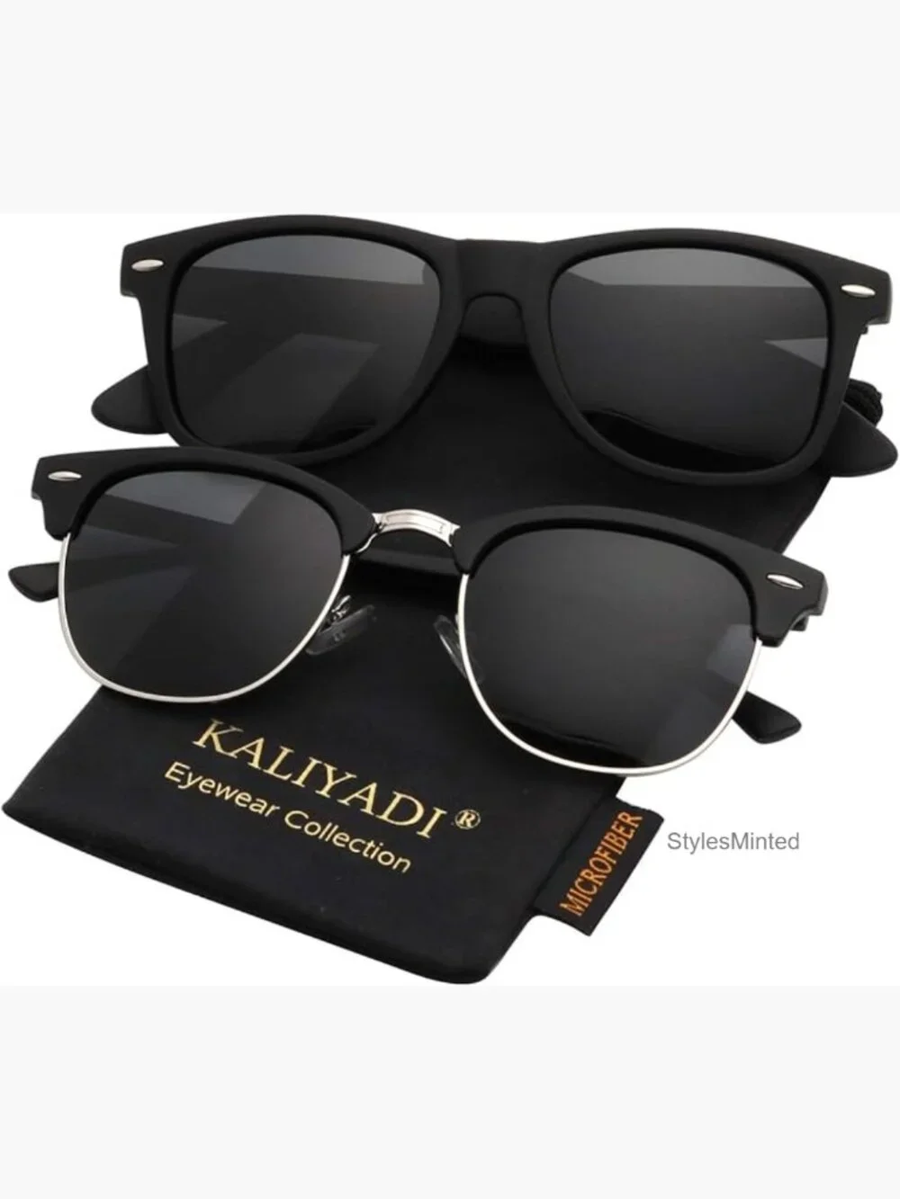 Polarized Sunglasses Men Women Semi-Rimless UV Blocking